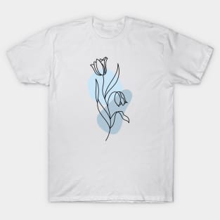 MINIMALISTIC TULIP ILLUSTRATION T-Shirt